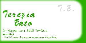 terezia bato business card